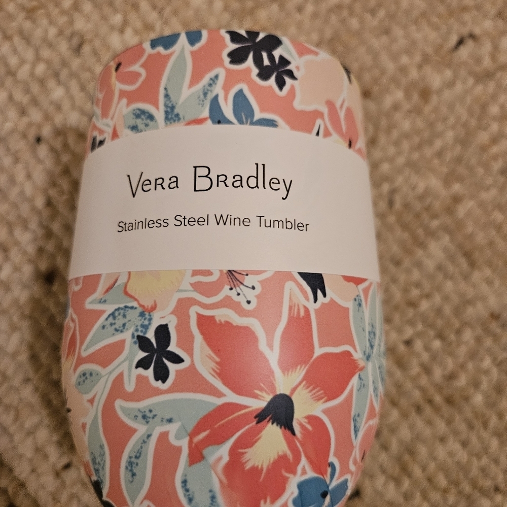 Vera Bradley Stainless Steel Wine Tumbler NWT - Picture 7 of 9